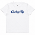 Cowboy Up White Toddler Little Kid Youth Sized T-Shirt