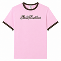Pink Panthers Pink & Brown Unisex Ringer T-Shirt