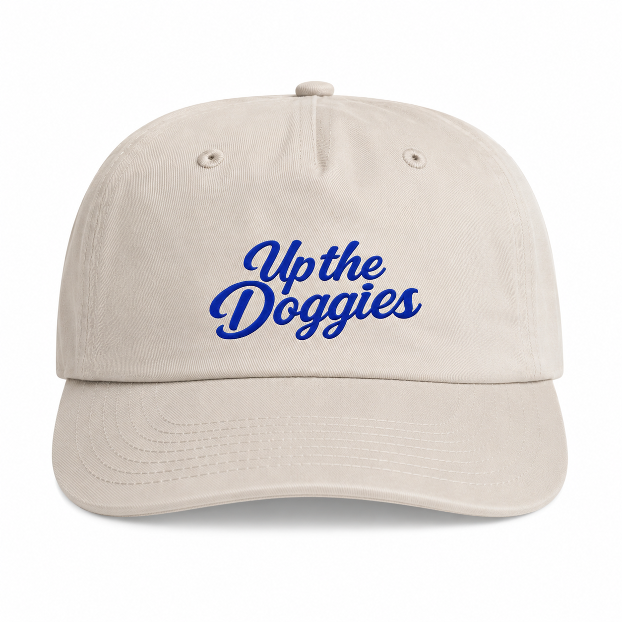 Up the Doggies Bone Unstructured Strapback Cap