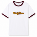 Up the Bronx Maroon & White Unisex Ringer T-Shirt