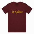 Up The Bronx Maroon Mens T-Shirt