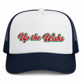 Up the Wahs Mesh Back Navy and White Trucker Cap