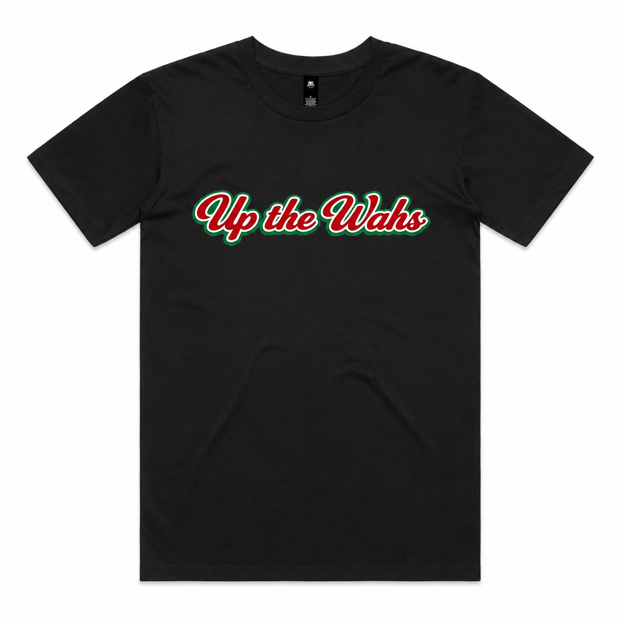 Up The Wahs Black Mens T-Shirt