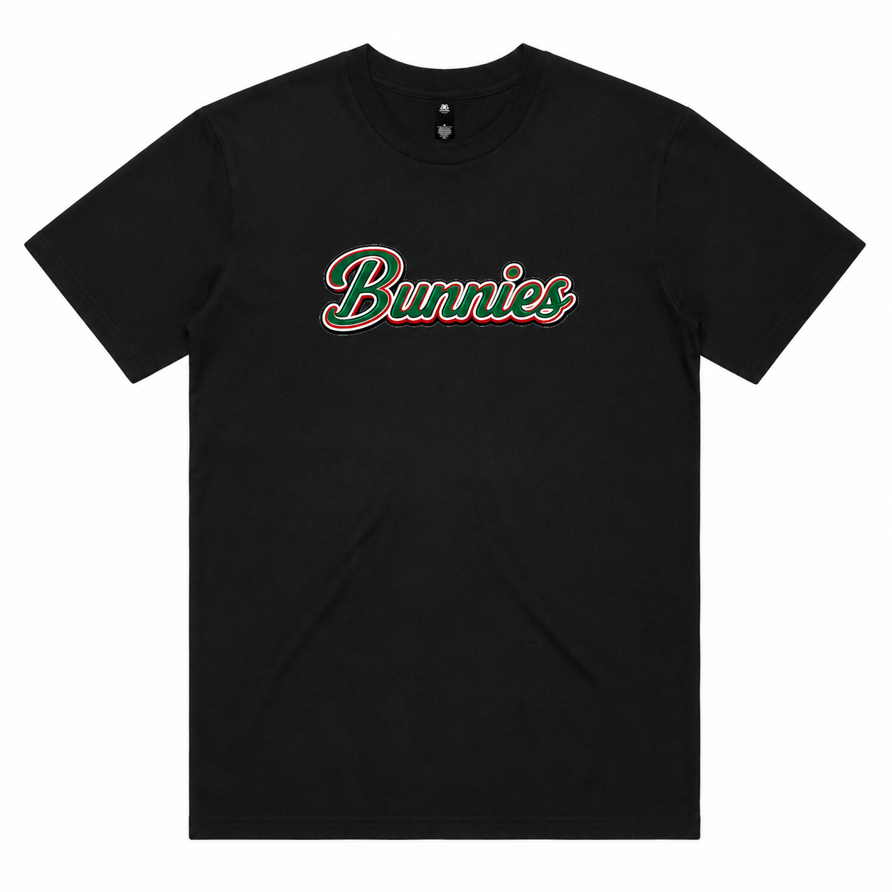 Bunnies Black Mens T-Shirt