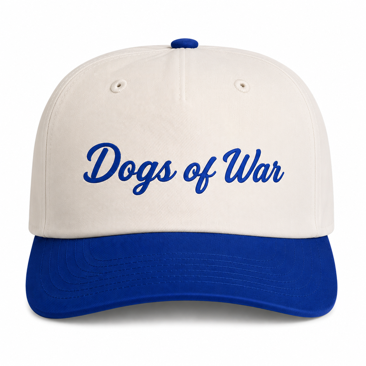 Dogs of War 5 Panel Snap Back Two Tone Liberty Natural Cap