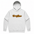 Up the Bronx Oversized White Marle Mens Hoody