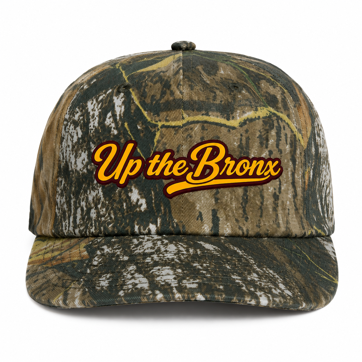 Up the Bronx Tree Camo Unstructured Cotton Snapback Cap