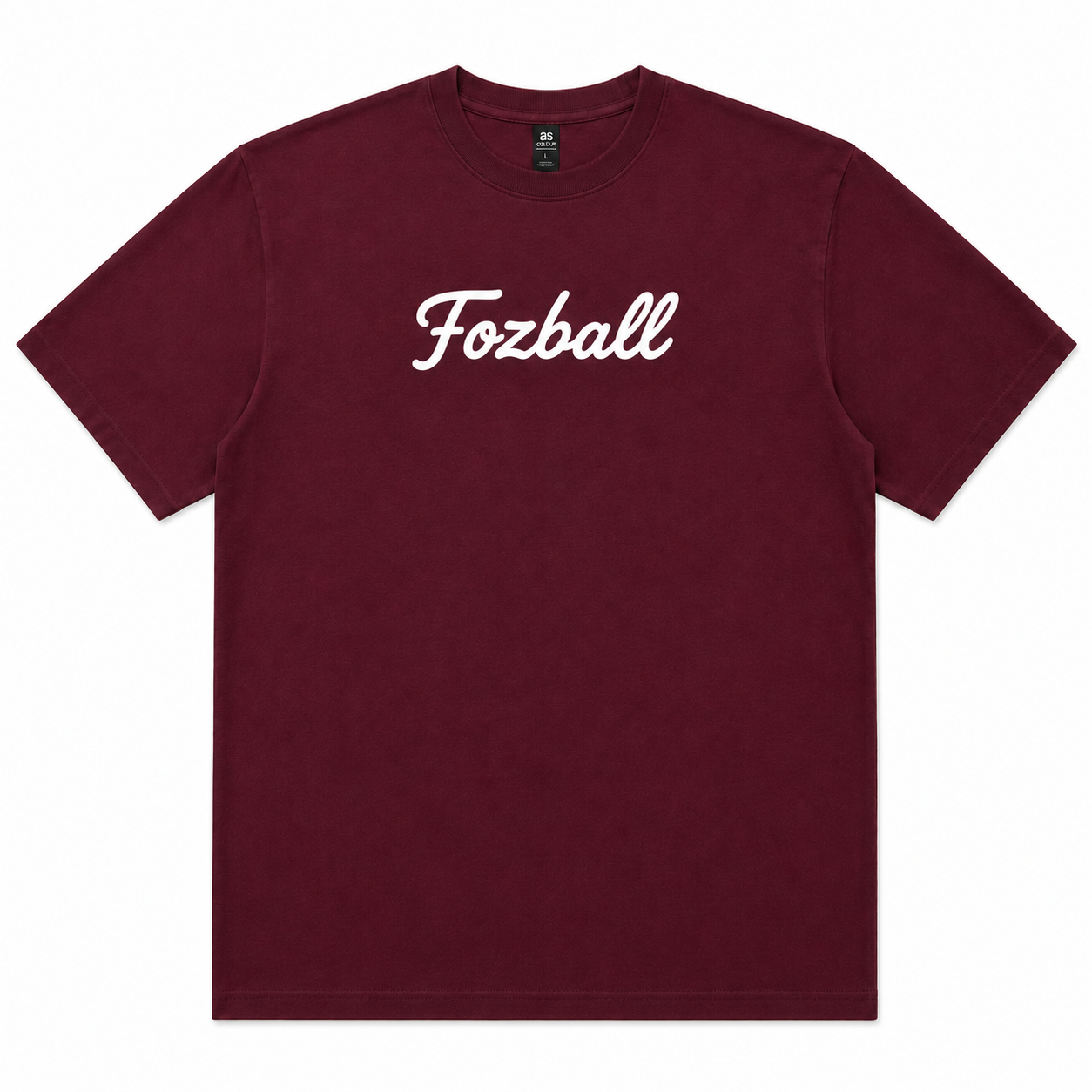 Fozball Maroon Mens T-Shirt