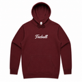Fozball Maroon Mens Hoody