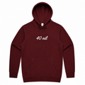 40 Nil Maroon Mens Hoody