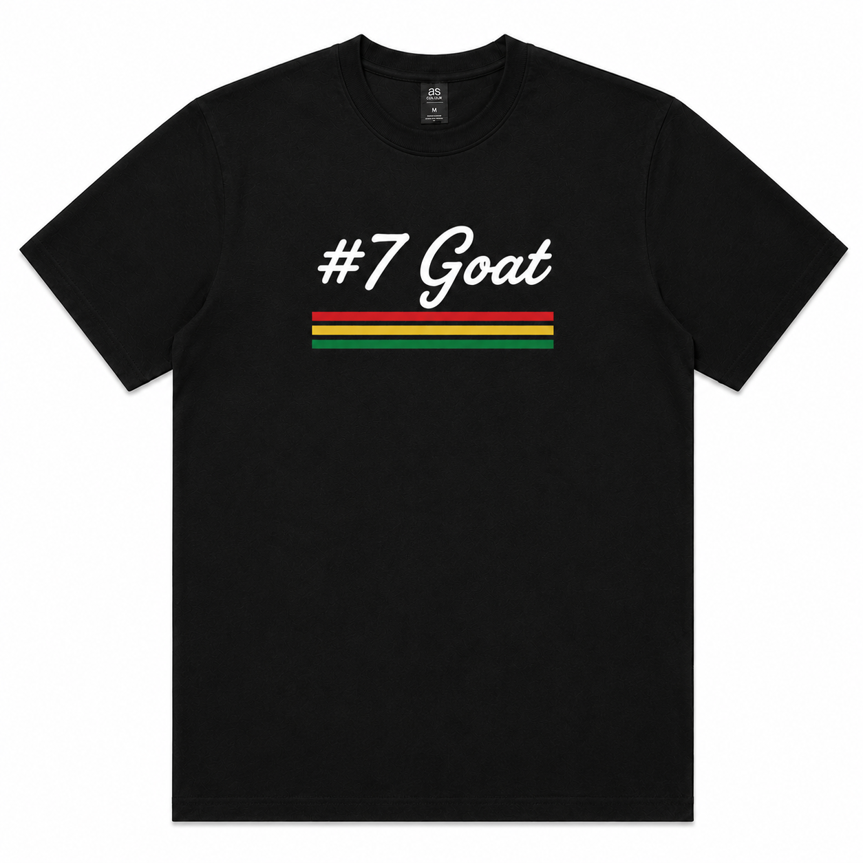 #7 Goat Black Mens T-Shirt