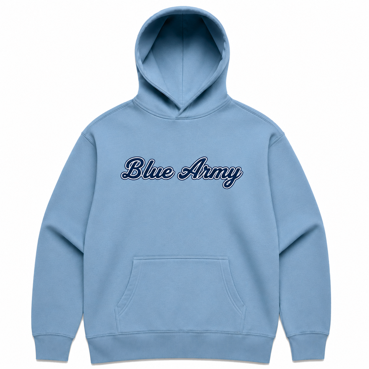 Blue Army Carolina Blue Mens Hoody