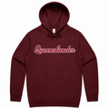 Queenslander Maroon Mens Hoody