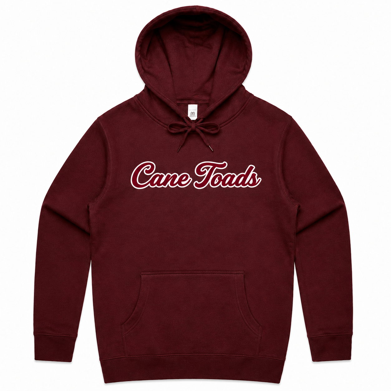 Cane Toads Maroon Mens Hoody