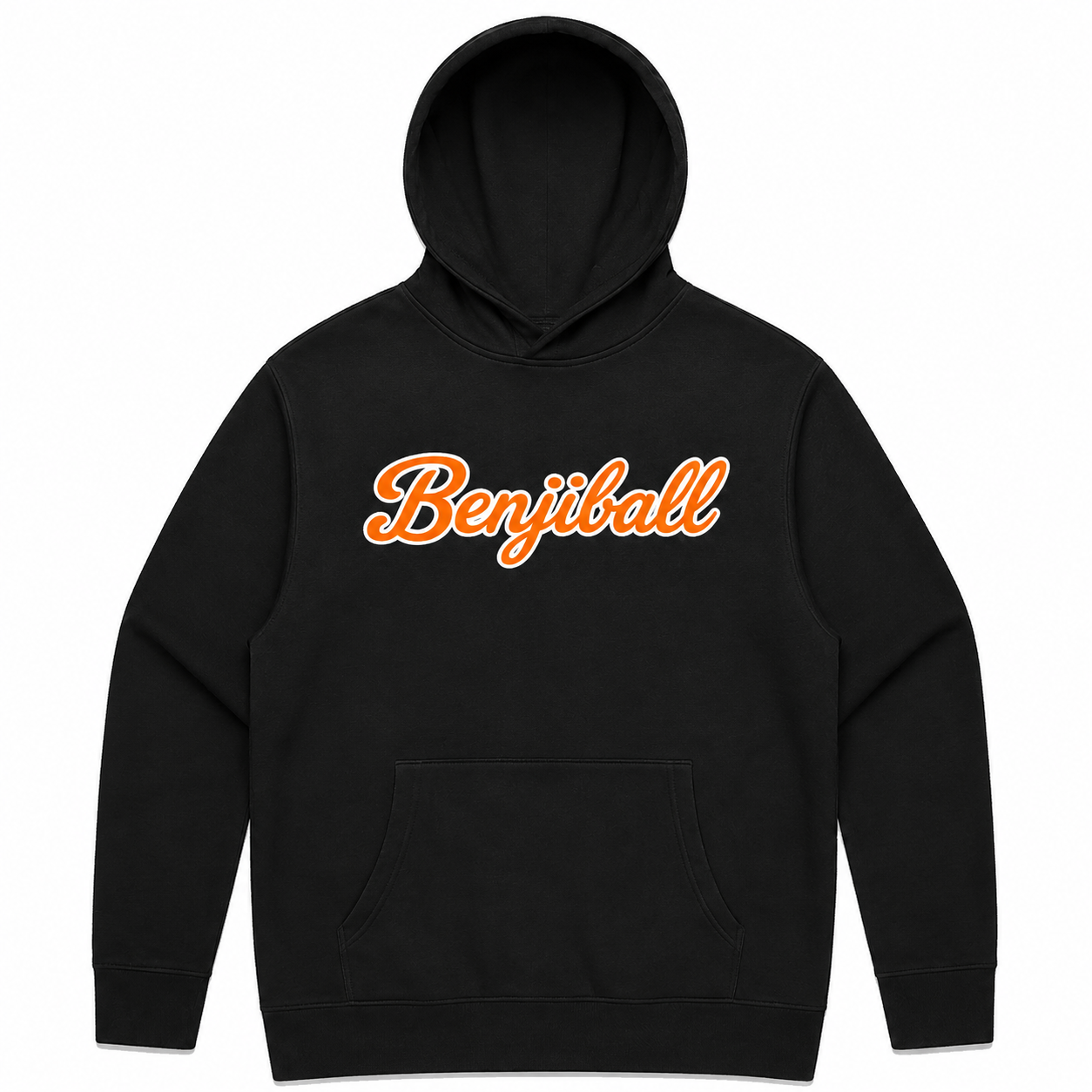 Benjiball Black Mens Hoody