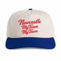 Newcastle My Team 5 Panel Snap Back Two Tone Liberty Natural Cap