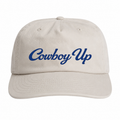 Cowboy Up Bone Unstructured Strapback Cap