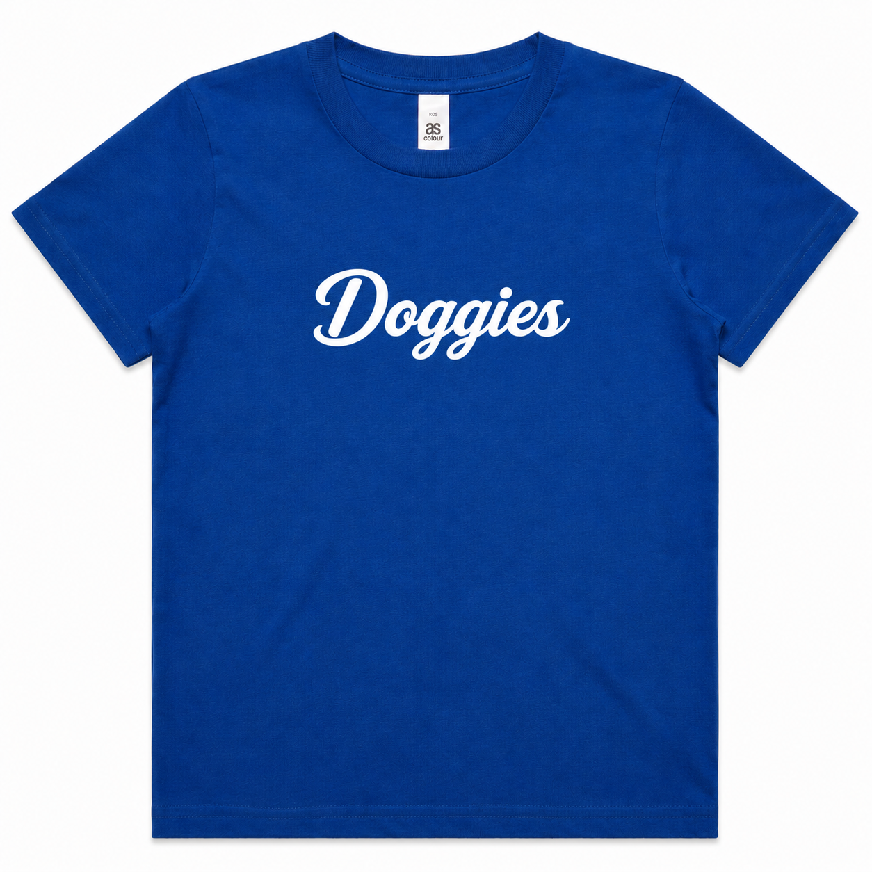 Doggies Blue Toddler Little Kid Youth Sized T-Shirt
