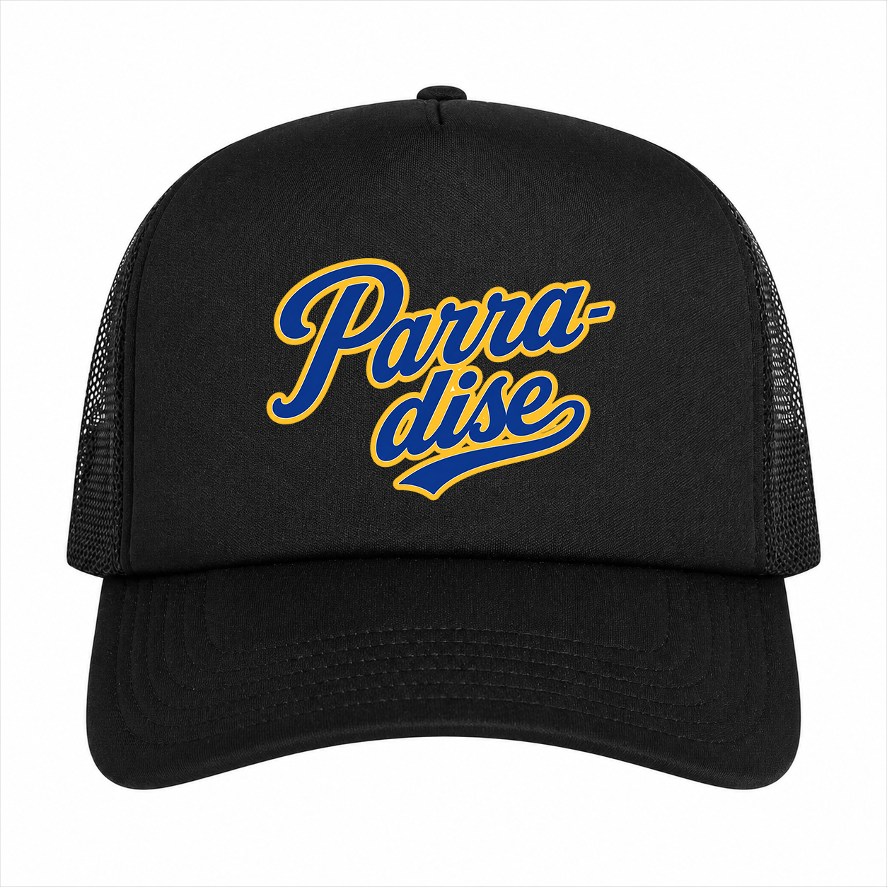 Parra-dise Mesh Back Foam Black Trucker Cap