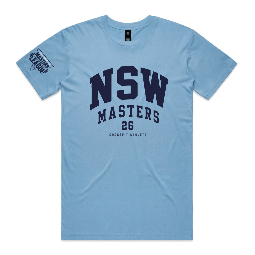 Staple Tee Blue - NSW Crossfit Masters PRE ORDER