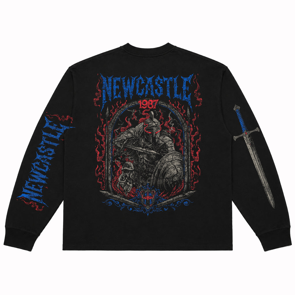 Newcastle 1987 Metal Long Sleeve Mens T-Shirt