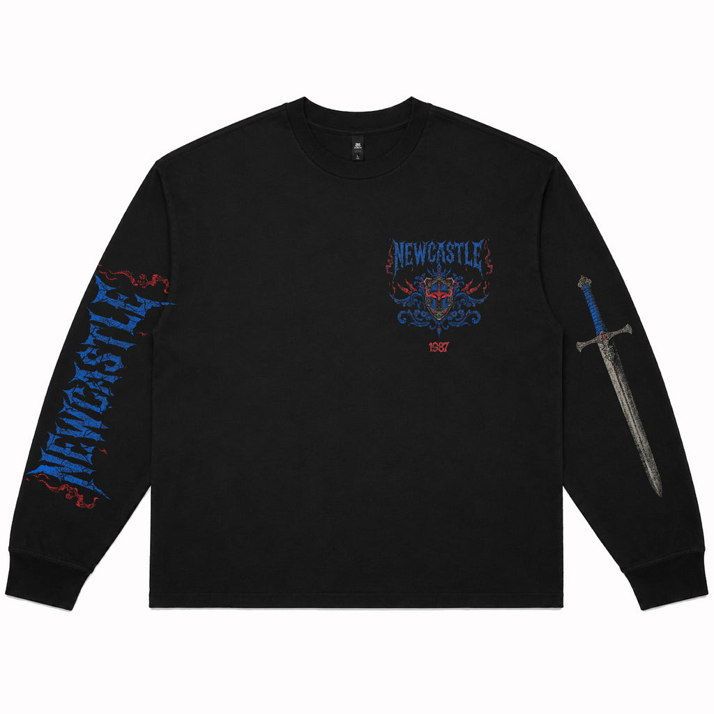 Newcastle 1987 Metal Long Sleeve Mens T-Shirt