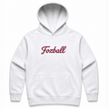 Fozball Oversized White Marle Mens Hoody