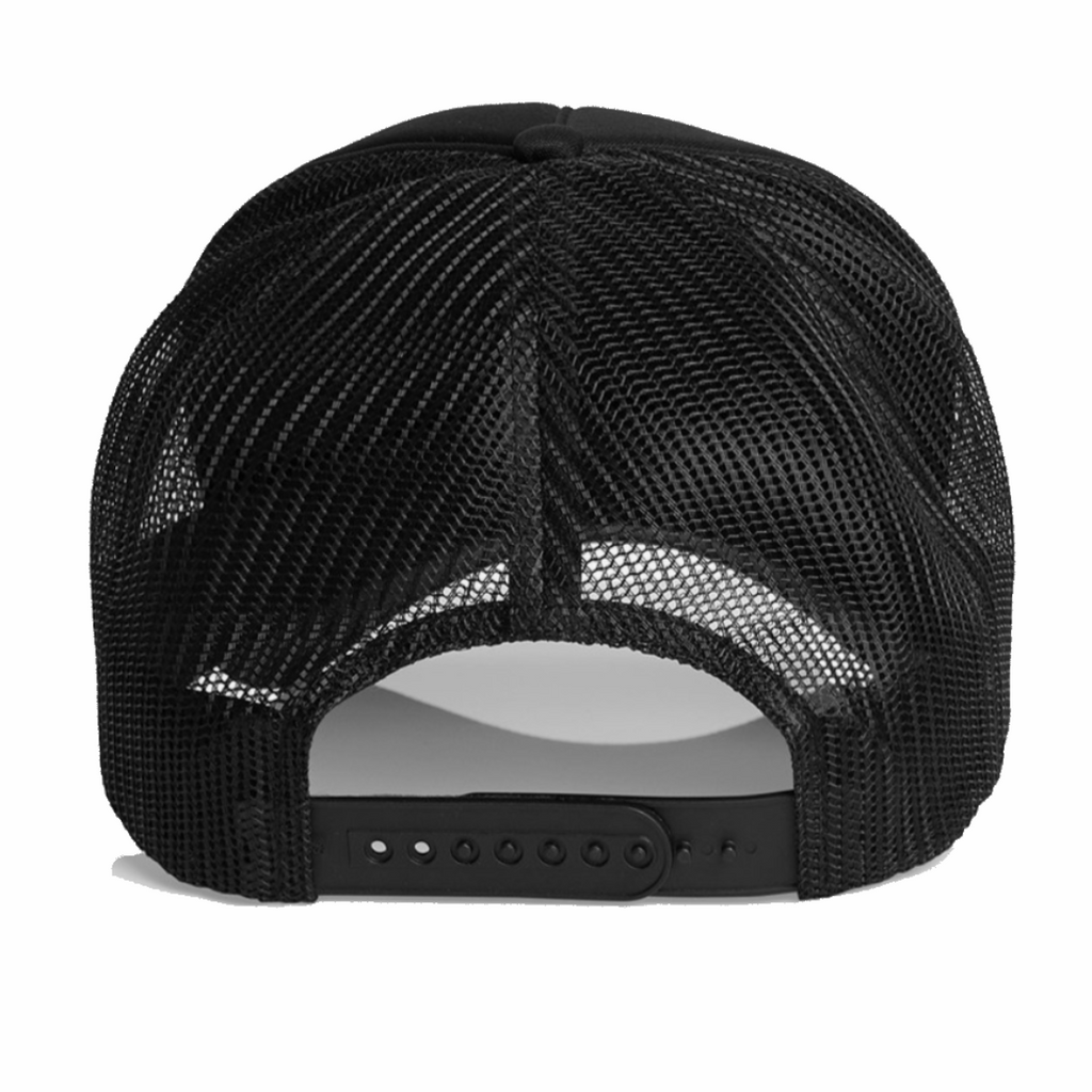 #7 Goat Mesh Back Black Trucker Cap