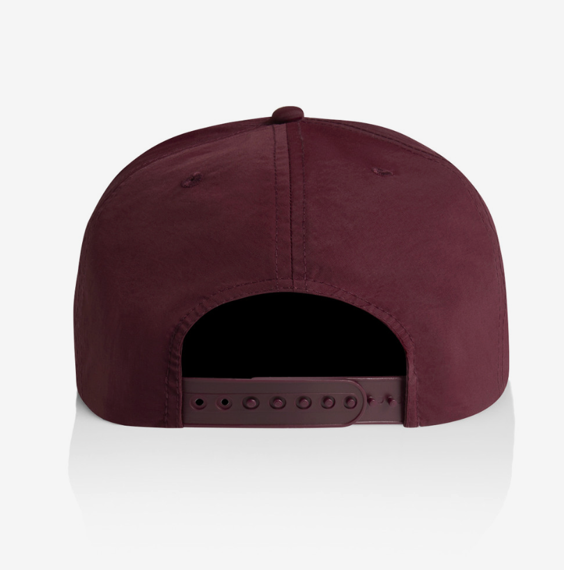 Up the Bronco Maroon Nylon Unstructured Snapback Cap