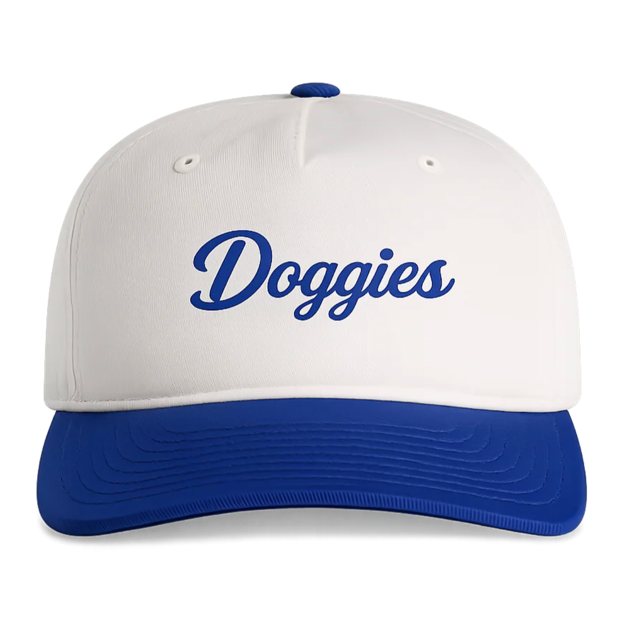 Doggies 5 Panel Snap Back Two Tone Liberty Natural Cap