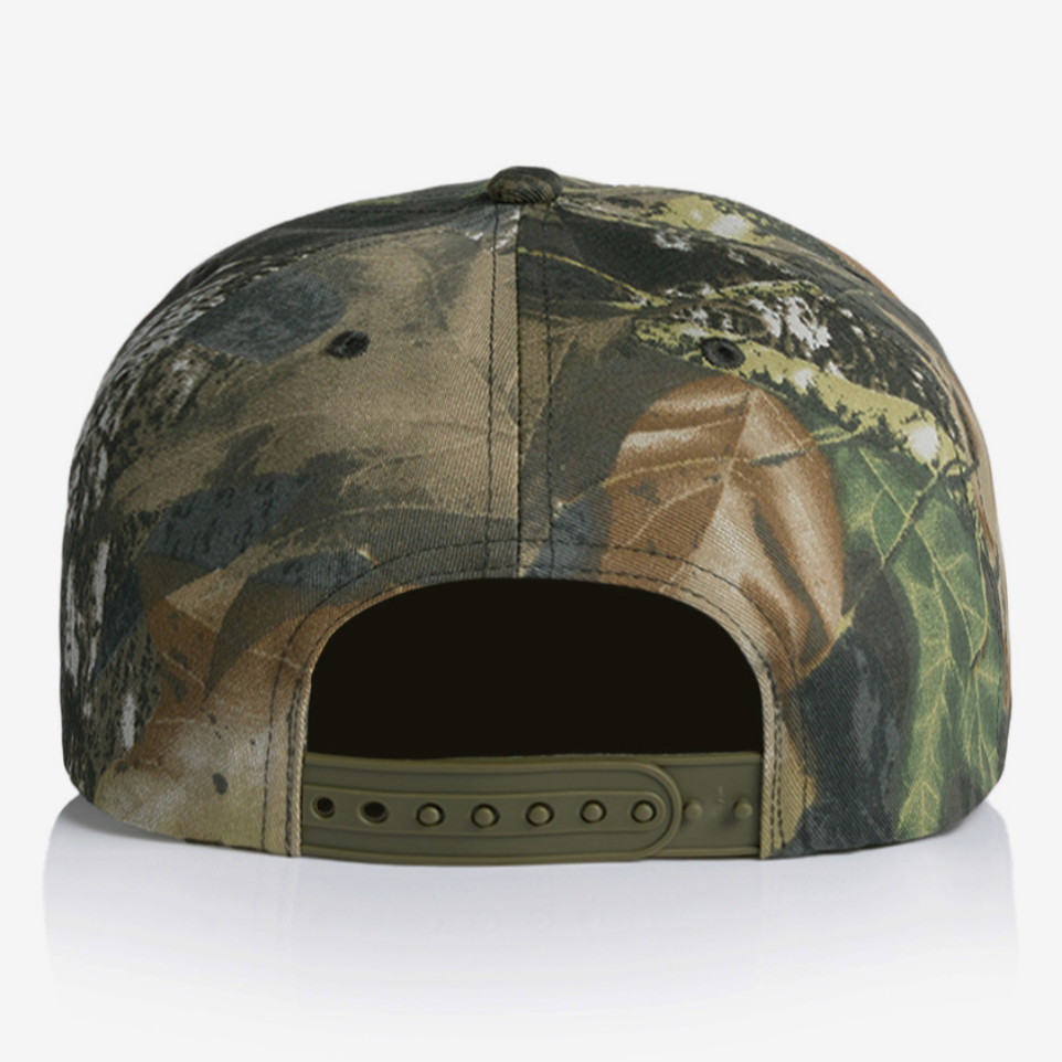 Benjiball Tree Camo Unstructured Cotton Snapback Cap