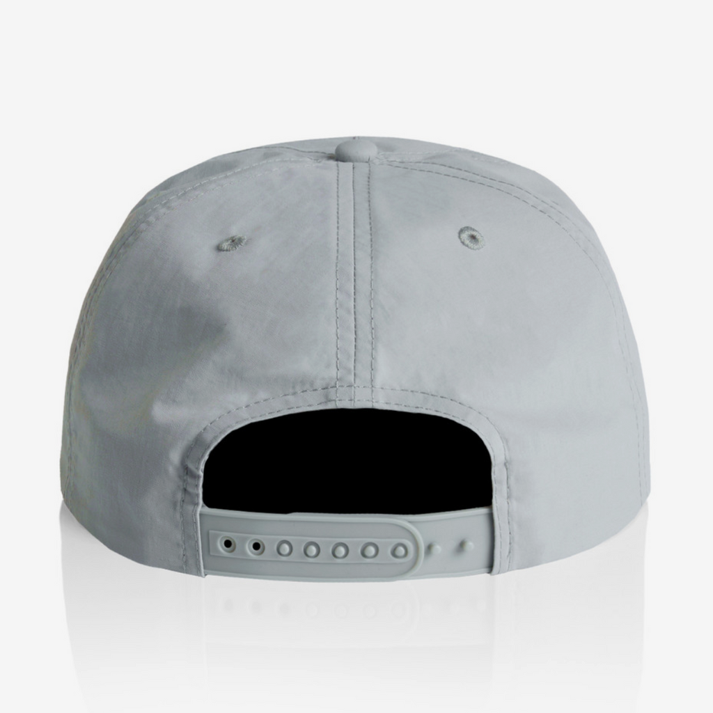 Cowboy Up Grey Nylon Unstructured Snapback Cap