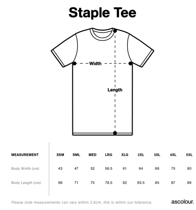 Staple Tee Navy - NSW Crossfit Masters PRE ORDER