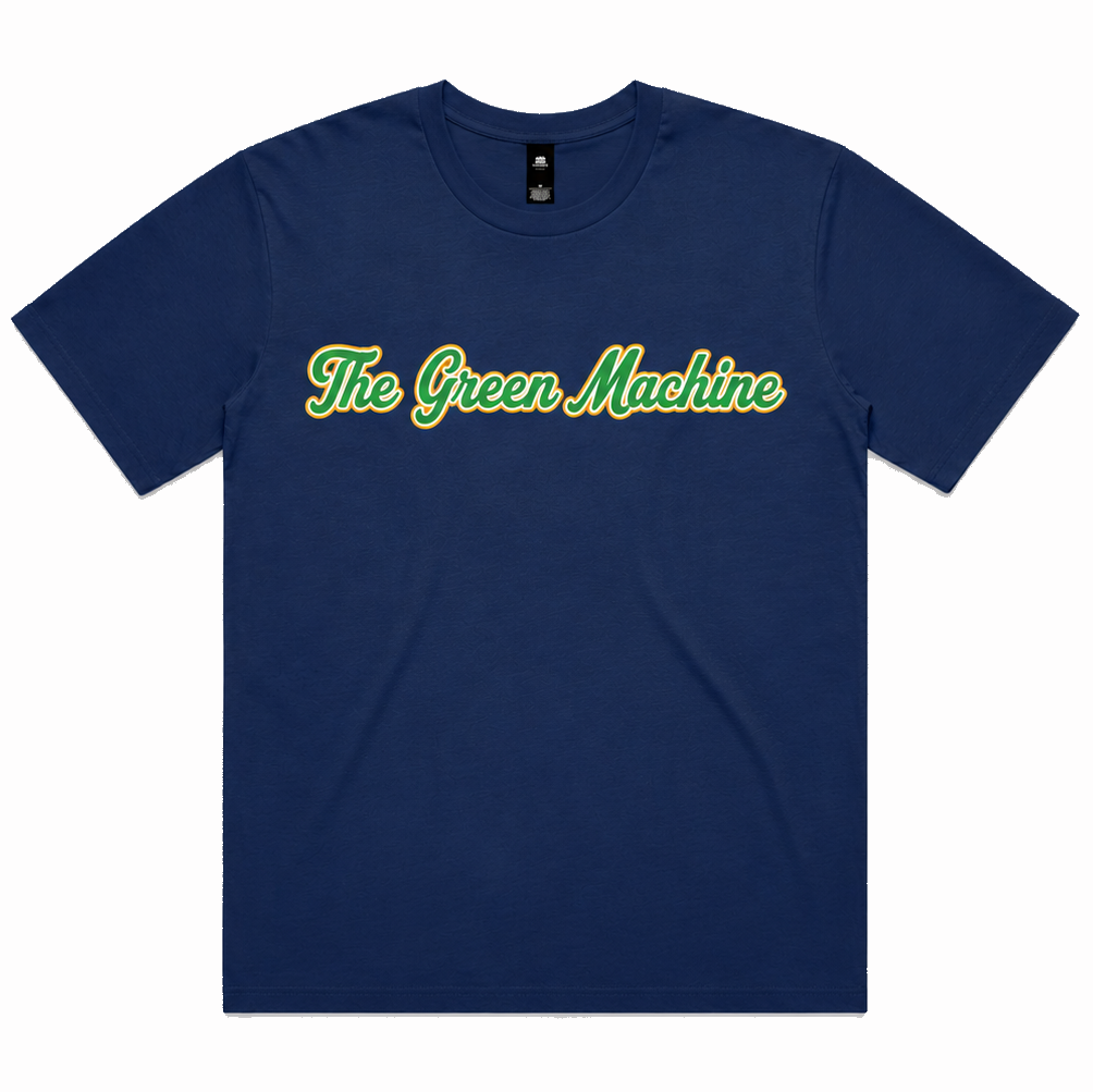 The Green Machine Cobalt Blue Mens T-Shirt