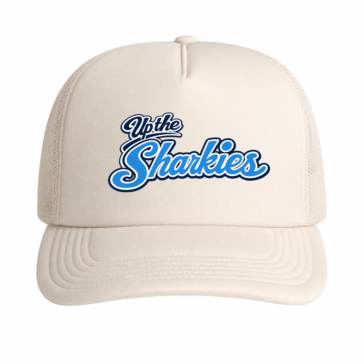 Up the Sharkies Mesh Back Bone Foam Trucker Cap
