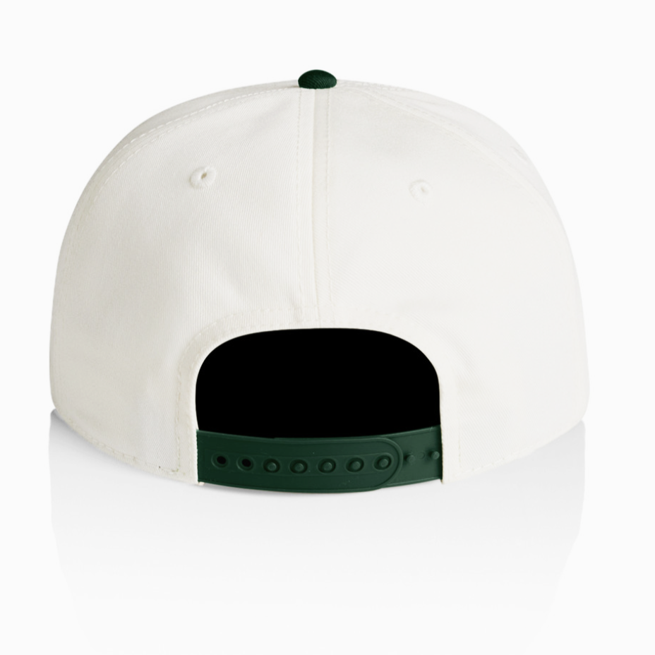Bunnies 5 Panel Snap Back Two Tone Forrest Natural Cap