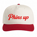 Phins Up 5 Panel Snap Back Two Tone Cardinal Natural Cap