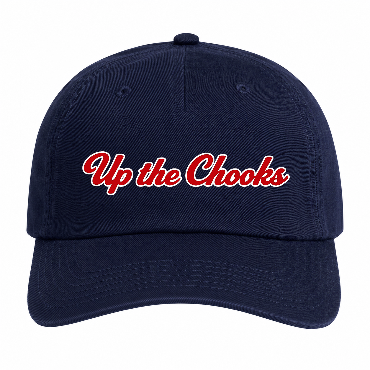 Up the Chooks Midnight Blue Unstructured Strapback Cap