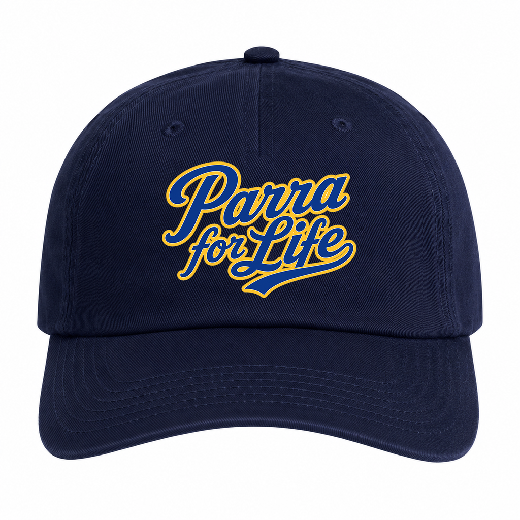 Parra for Life Midnight Blue Unstructured Strapback Cap
