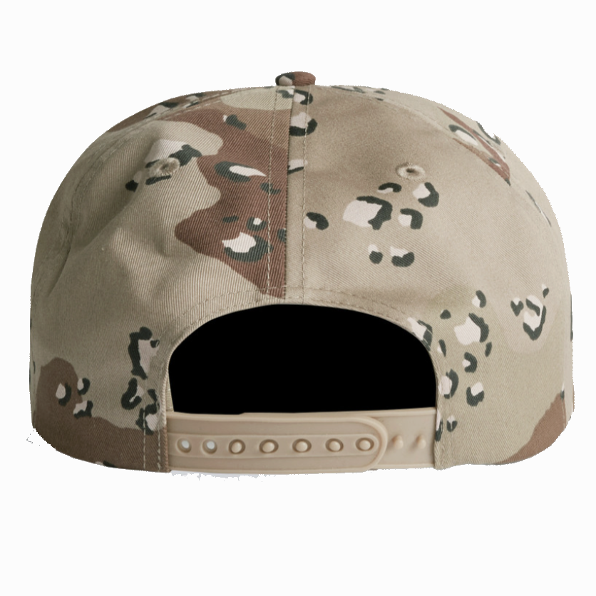 Fozball Desert Camo Unstructured Cotton Snapback Cap