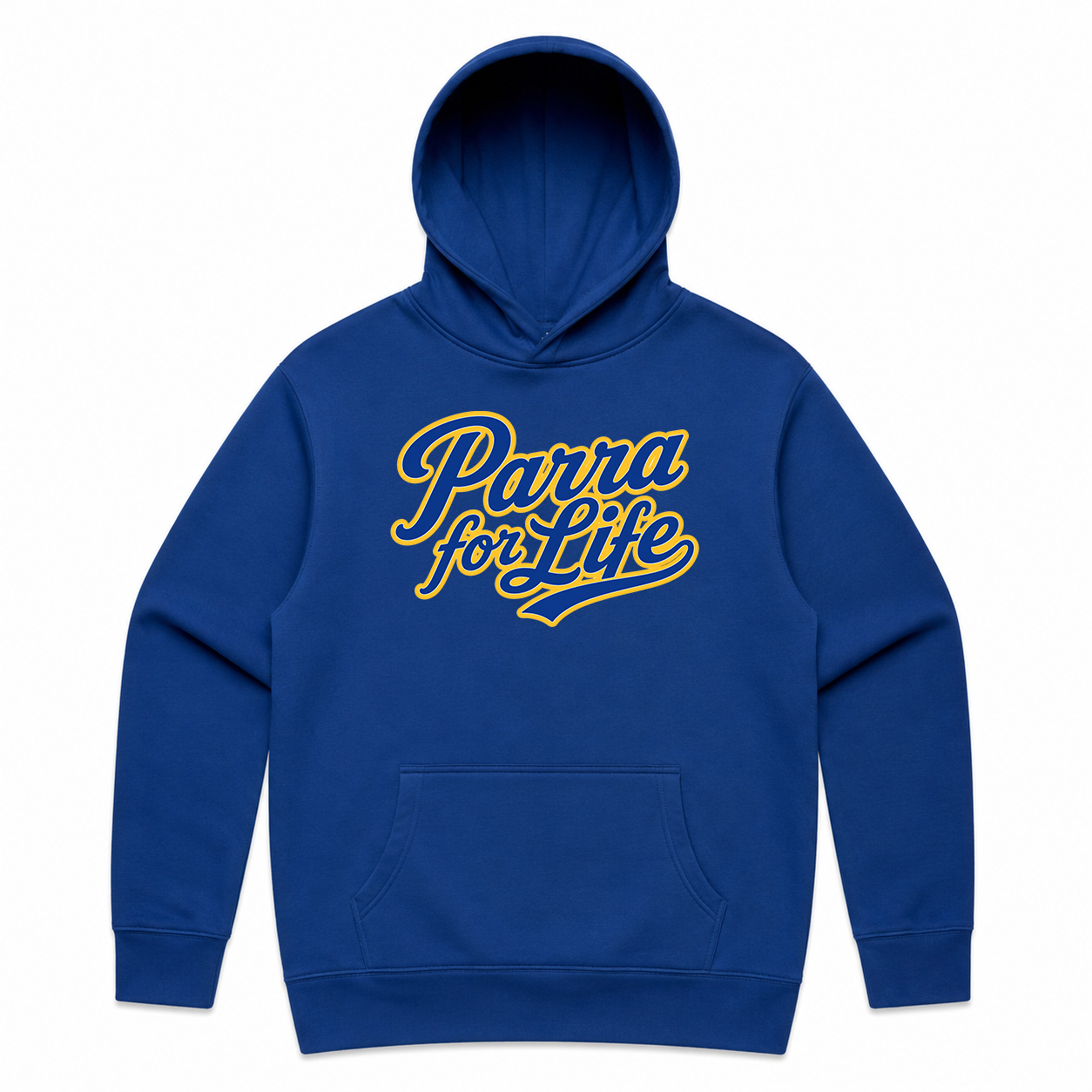 Parra for Life Oversized Cobalt Blue Mens Hoody