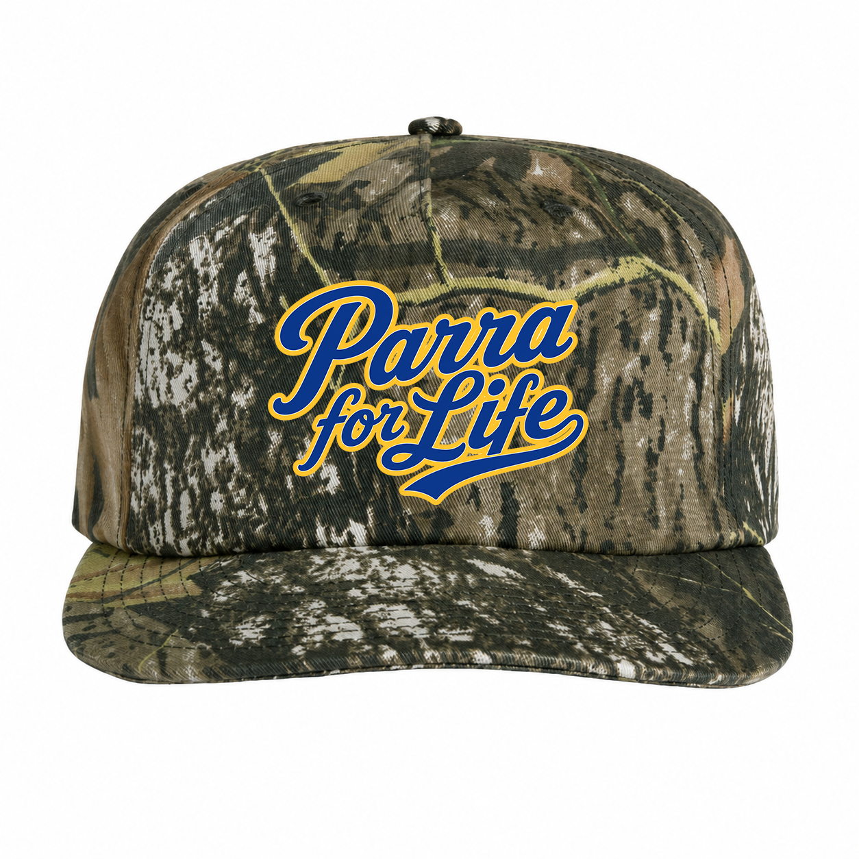 Parra for Life Tree Camo Unstructured Cotton Snapback Cap