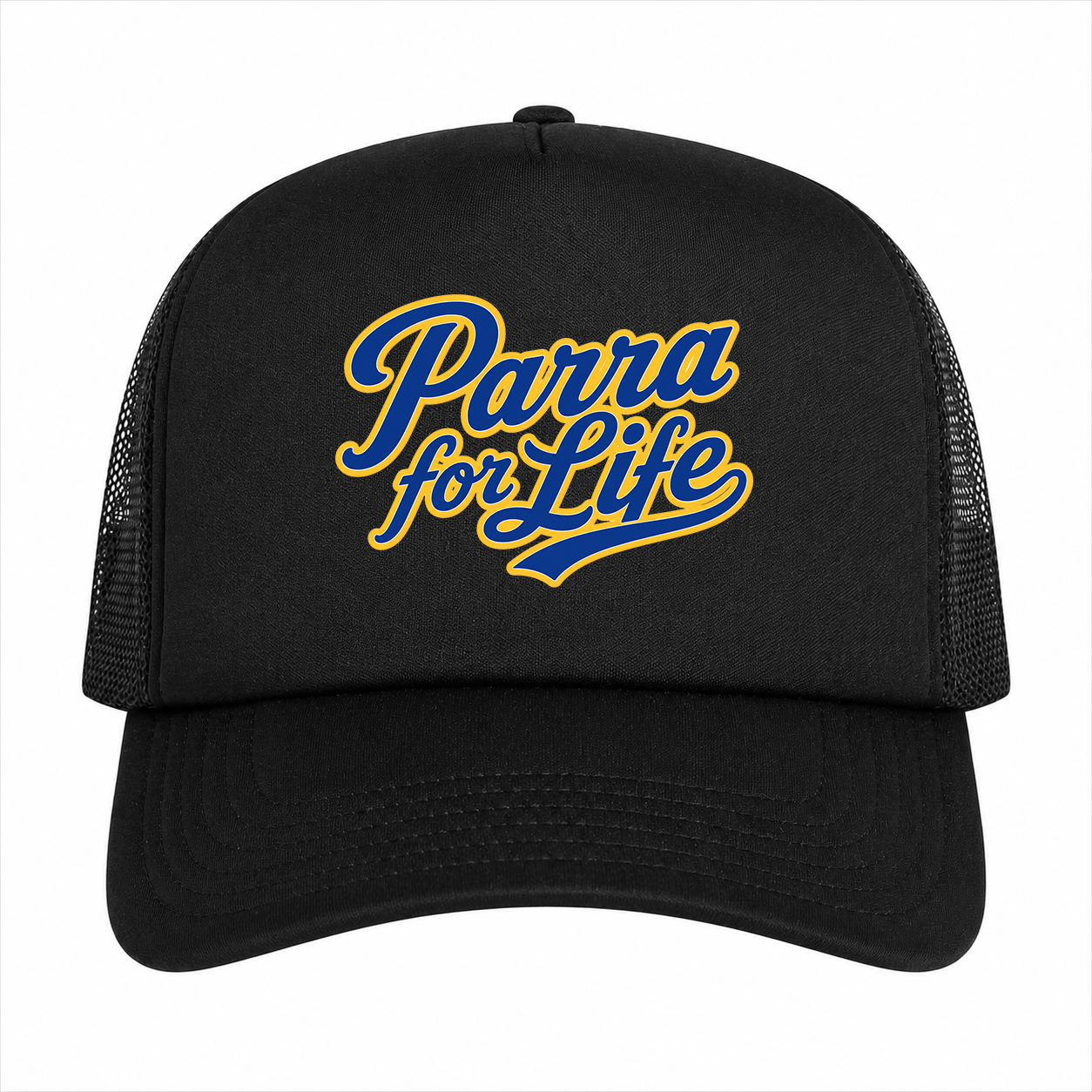 Parra for Life Mesh Back Foam Black Trucker Cap