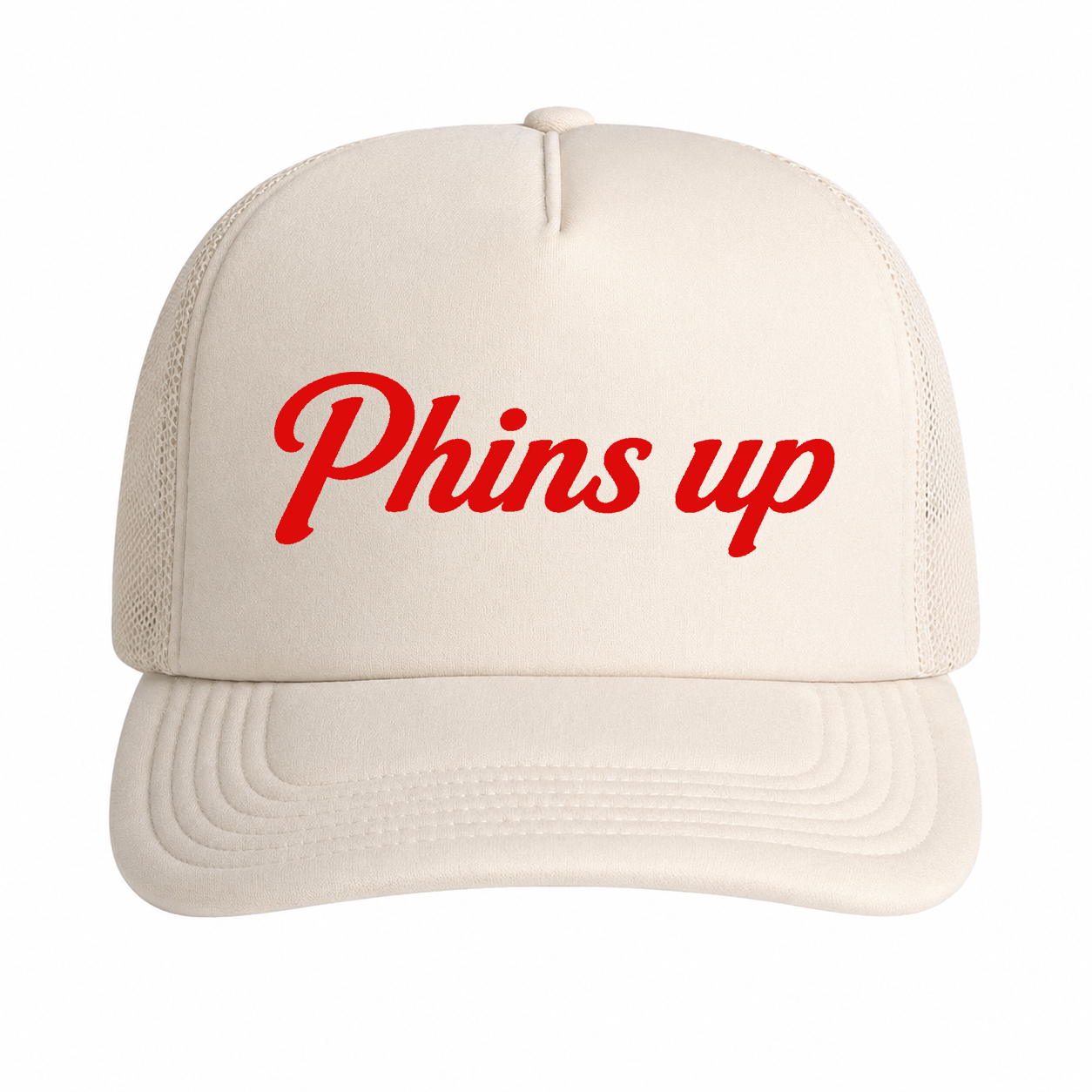 Phins Up Mesh Back Bone Foam Trucker Cap