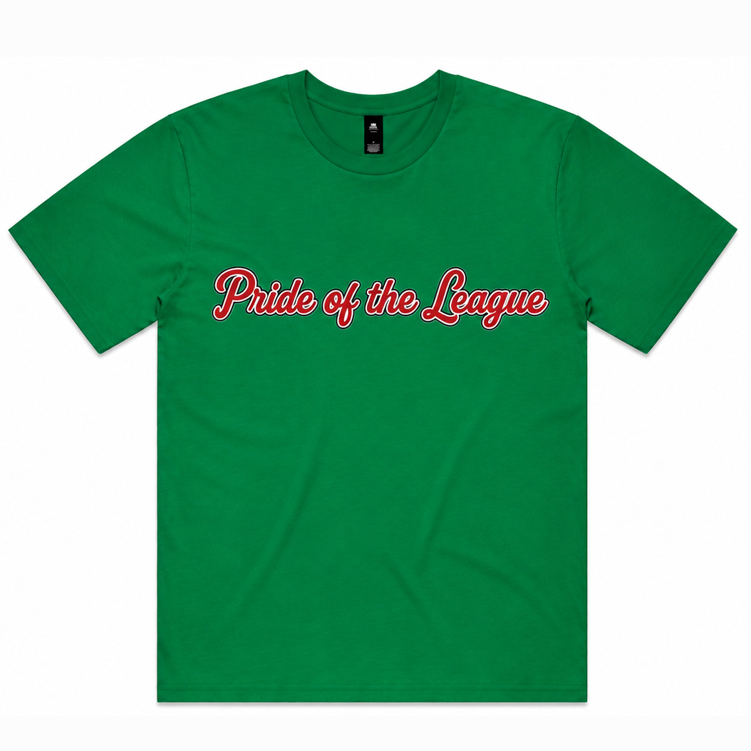 Pride of the League Green Mens T-Shirt