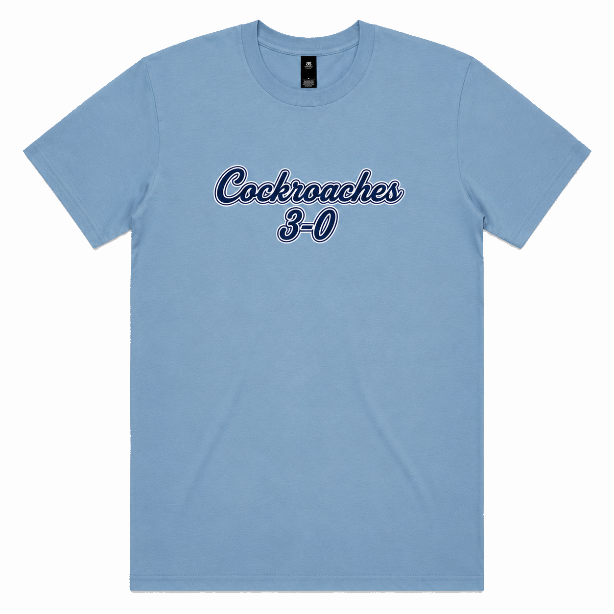Cockroaches 3-0 Carolina Blue Mens T-Shirt
