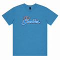 Up the Sharkies Hydro Blue Mens T-Shirt