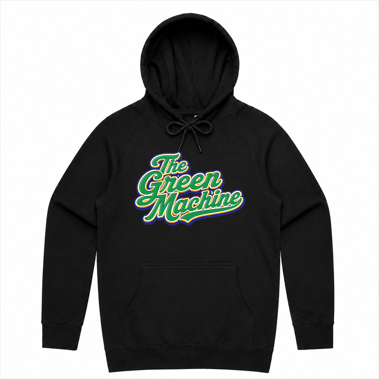 The Green Machine Black Mens Hoody