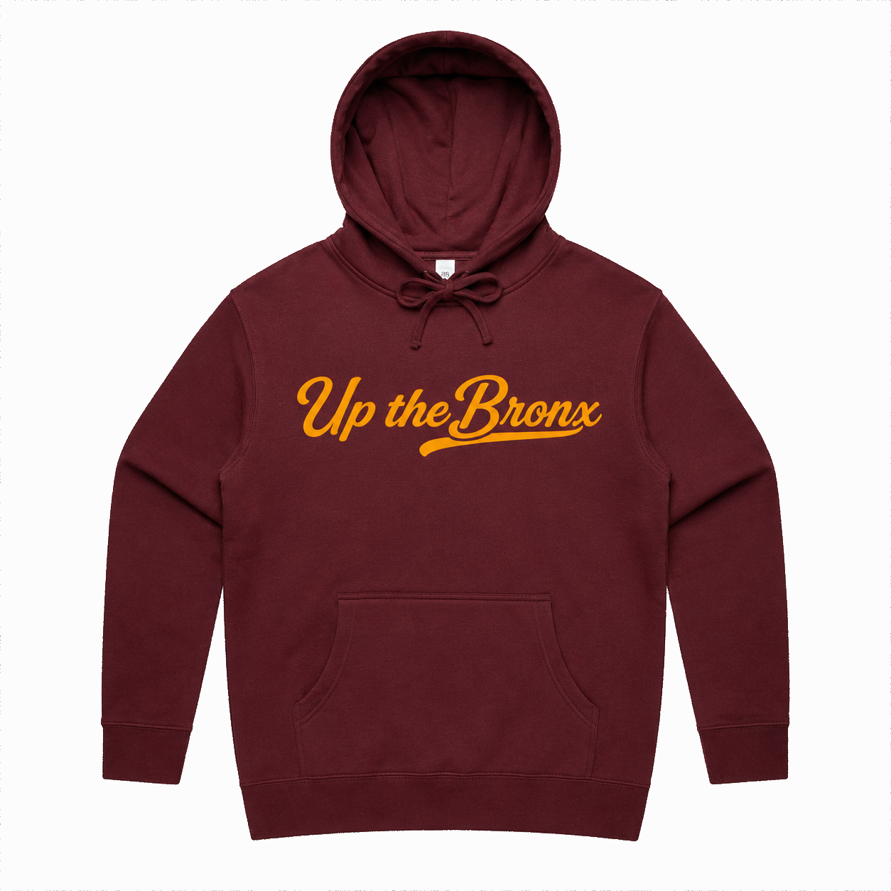 Up the Bronx Maroon Mens Hoody