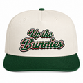 Up the Bunnies 5 Panel Snap Back Two Tone Forrest Natural Cap